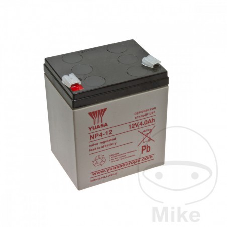vedligeholdelsesfri motorcykelbatteri np 4-12