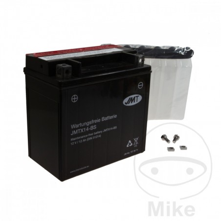 batterie sans entretien avec électrolyte ytx14-bs
