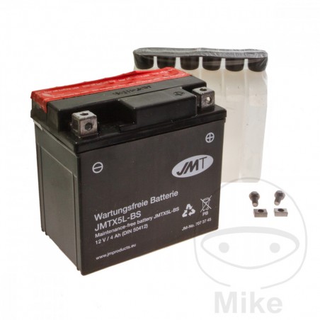 underhållsfritt batteri med elektrolyt ytx5l-bs