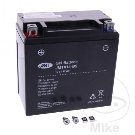 aktiveret gel-motorcykelbatteri ytx14-bs