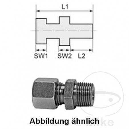 standardkoppling för gasinstallation ge10 3/8