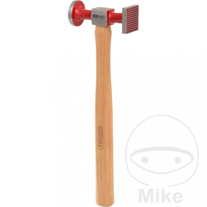 KS TOOLS Martillo de estriado para carrocería fino redondo/angular 325MM 627.01.58