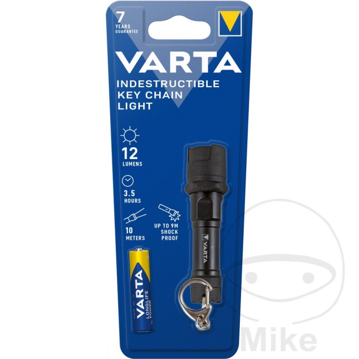 VARTA Keychain flashlight with battery included 156.00.95