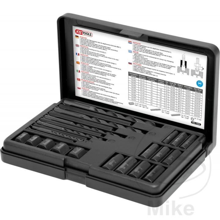 KS TOOLS Juego de extractores tornillos 616.13.05