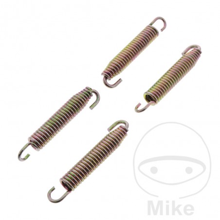 set di 4 molle di scarico silenziose 75 mm