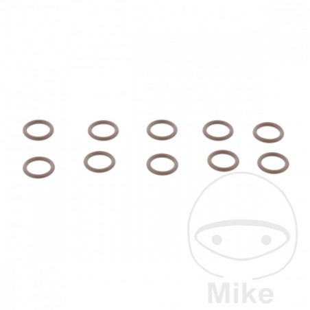 paket 10 packningar förgasare 1 x 5 mm