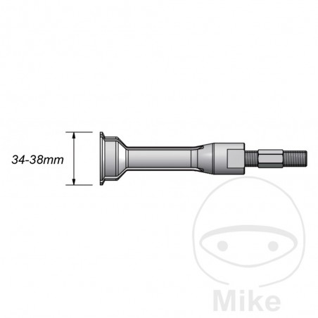 peça de reposição para extrator de rolamento 34-38 mm