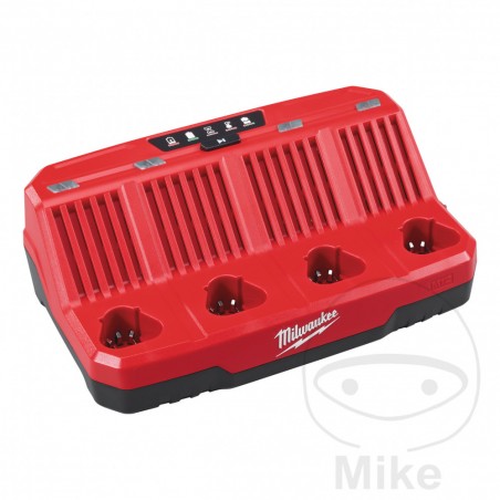 chargeur multipoint pour 4 batteries 12v m12