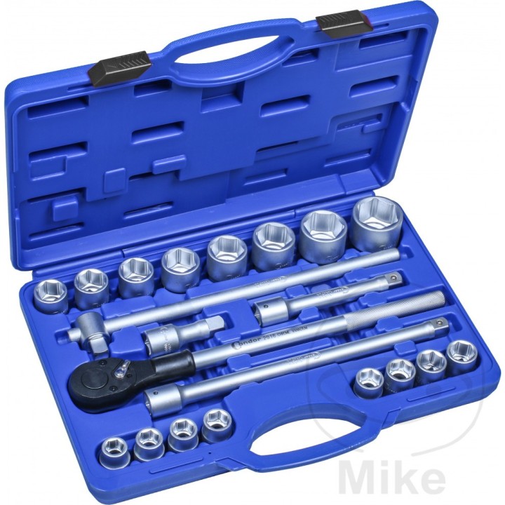 CONDOR Set van 21 dopsleutels 3/4 19-50 MM 605.02.23