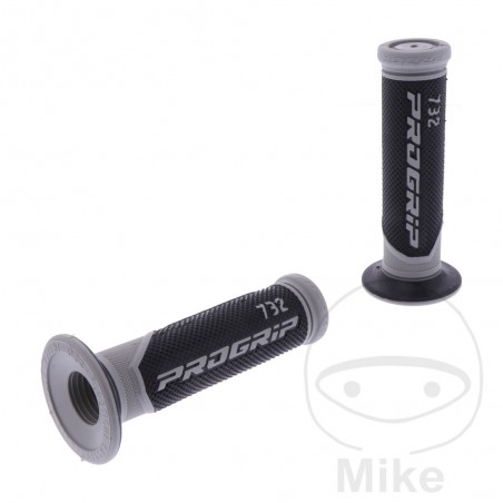 geschlossene motorradgriffe 732 ø22/25 mm 125 mm