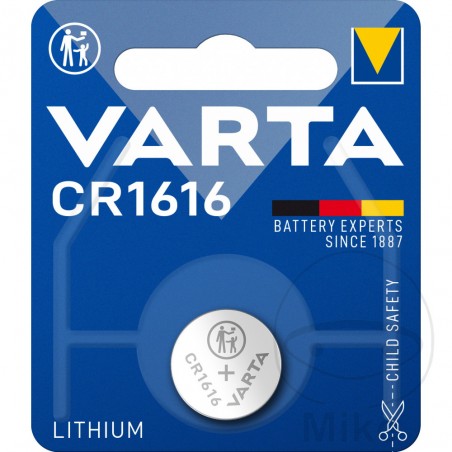 lítium elem cr1616
