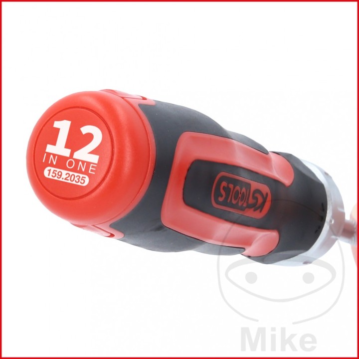 KS TOOLS Destornillador 12 en 1 DE TRINQUETE 632.02.34
