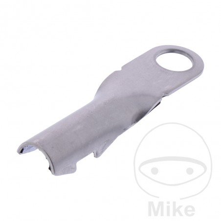 micro end nozzle support for electric chain lubricator