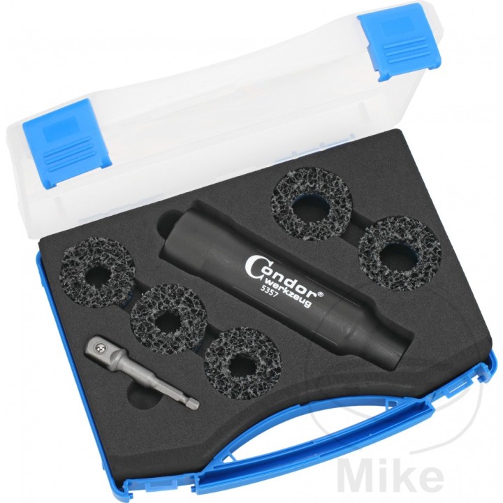 CONDOR Kit levigatrice 7 pezzi per mozzo ruota 40+47 MM 617.02.72