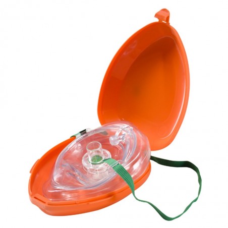 masque de poche pour les manœuvres de récupération bouche à bouche