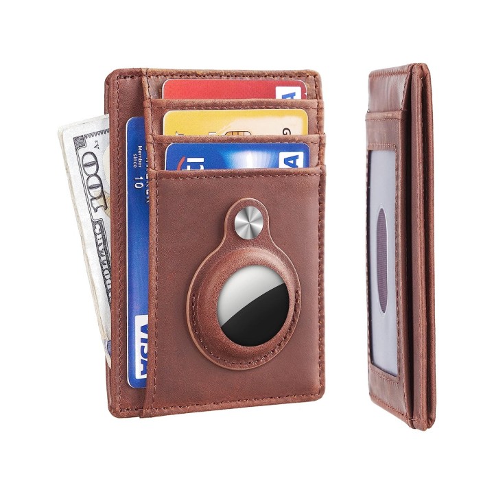 Card Holder Wallet with AirTag Holder - Keep your valuables safe and located