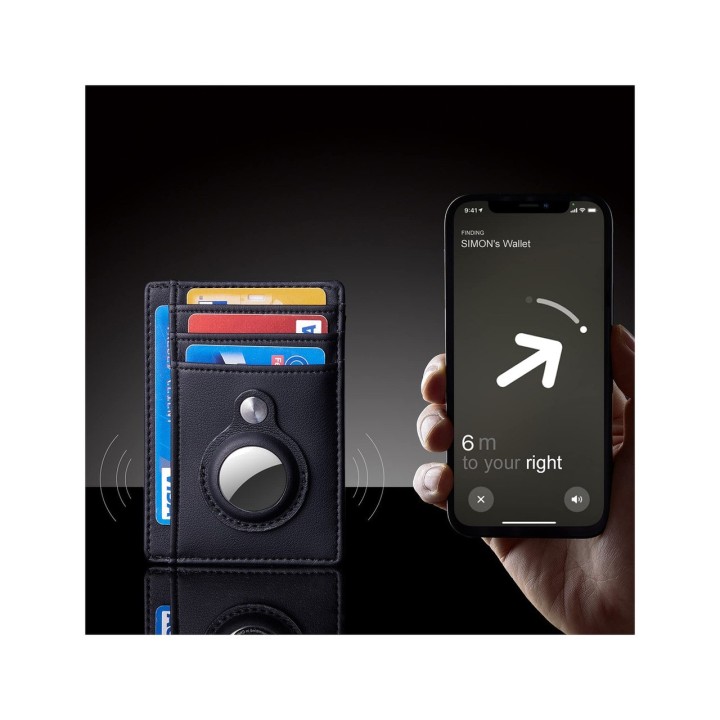 Card Holder Wallet with AirTag Holder - Keep your valuables safe and located