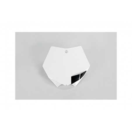 white front number plate for motorcycles ufo kt03093-047