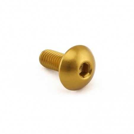 testina in alluminio a vite testa  m5 x (0.8mm) x 12mm lfb512