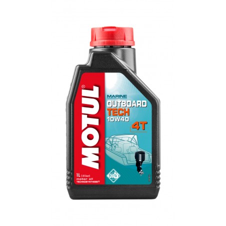oli lubricant per a motor fora borda. outboard tech 4t 10w40 1l