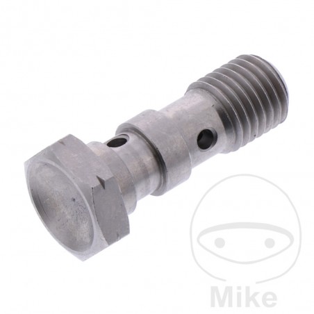 tornillo banjo doble de acero inoxidable 10x1.25