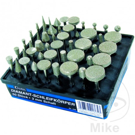 set 50 piese de șlefuit cu mago 3 mm