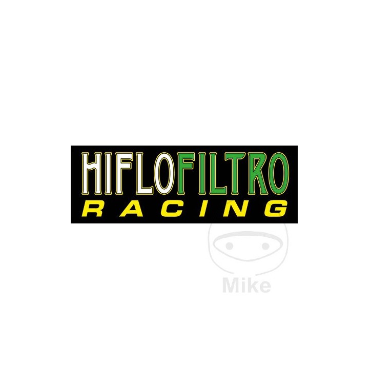 HIFLOFILTRO Pegatina adhesivo de logo pequeña RACING 998.48.00