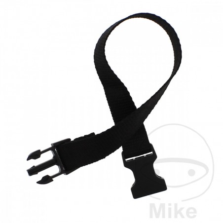 closing extension strap for motorcycle cover