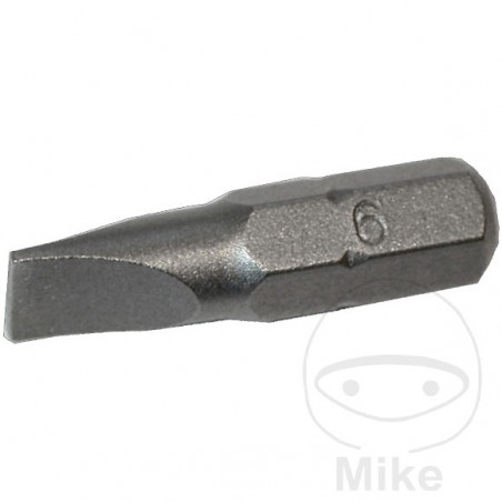 sleufschroevendraaierbit 12 mm 5/16 30 mm = 8 mm