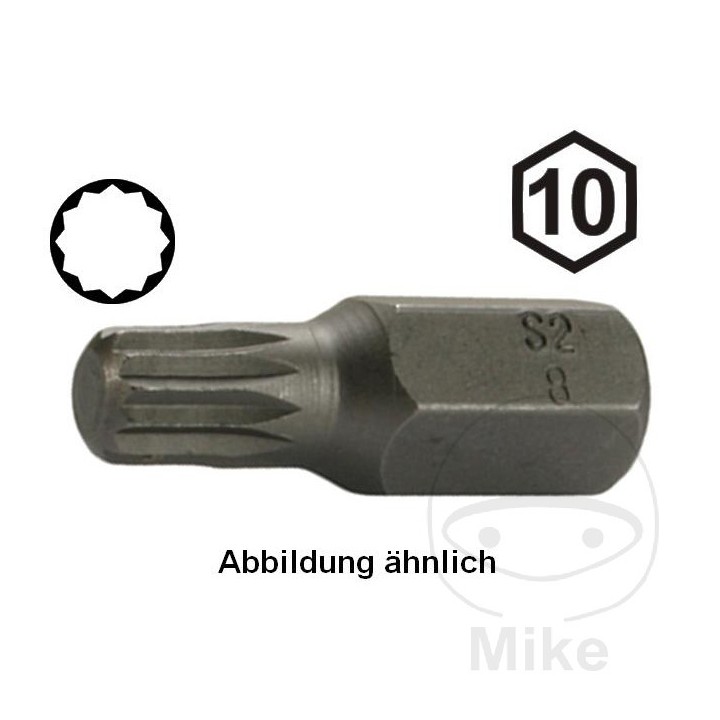 CONDOR Punta de destornillador multidientes M12 10 MM 30 632.48.83