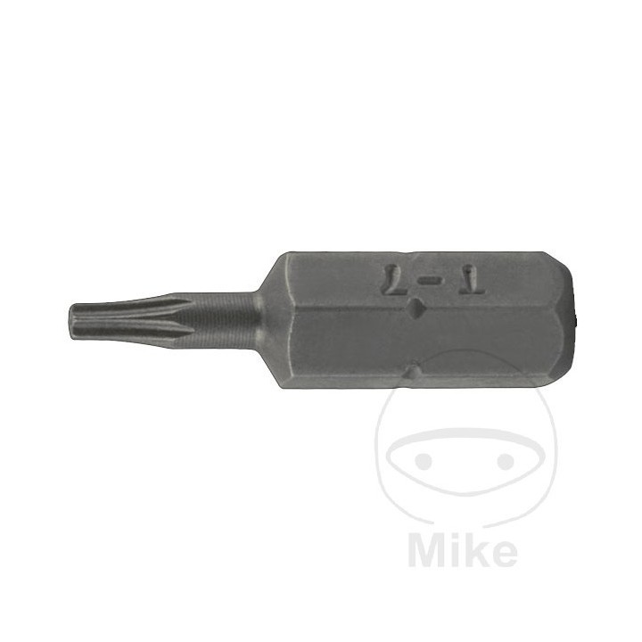 CONDOR Punta de destornillador torx con agujero T7 25 MM 1/4 6.3 632.47.39