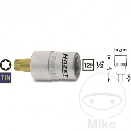 torx screwdriver bit 1/2 t60 55 mm