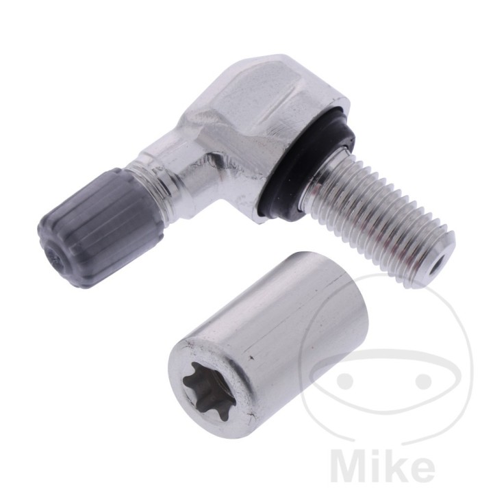 Válvula en ángulo aluminio para sistema control presión neumáticos SCHRADER 11.5 MM 736.04.03