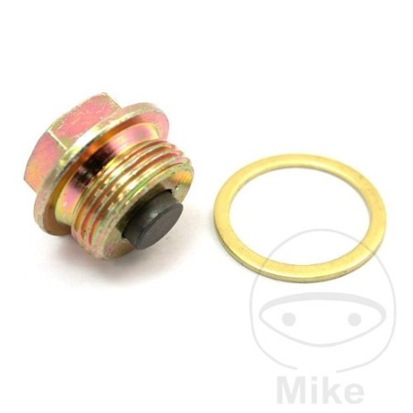 titan magnetisk oliedrænskrue med pakning m22x1.50 mm
