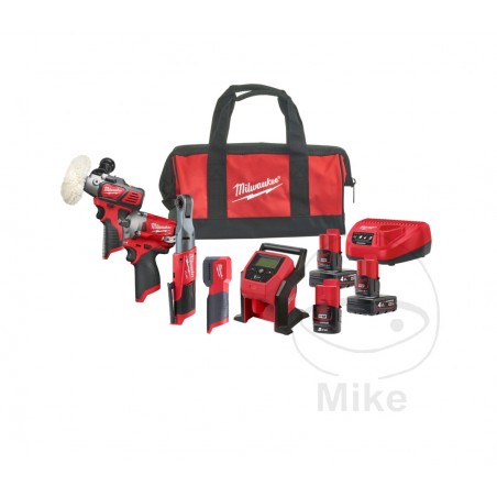 set d'eines amb bateria recarregable 12v m12 fpp5a-423b