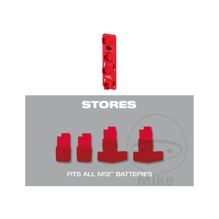 MILWAUKEE Support de batterie d'outil M12 PACKOUT 6990545