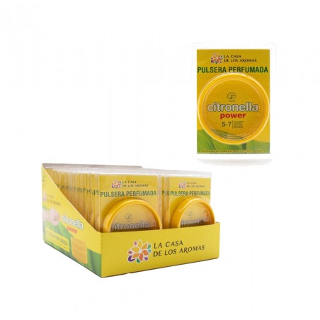 brățară parfumată cu citronelă antițânțari
