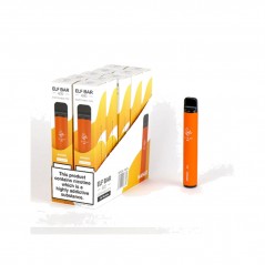 VARIOS Elfbar peach flavor 600 puffs vape 20 MG 10U (10UD) 07283