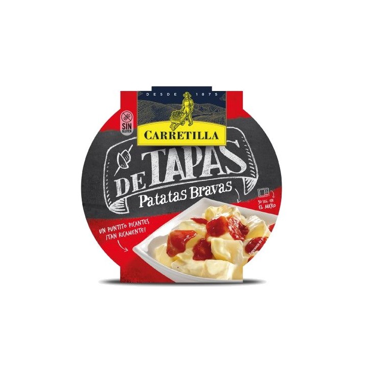 CARRETILLA Bravas potatoes plate 103701