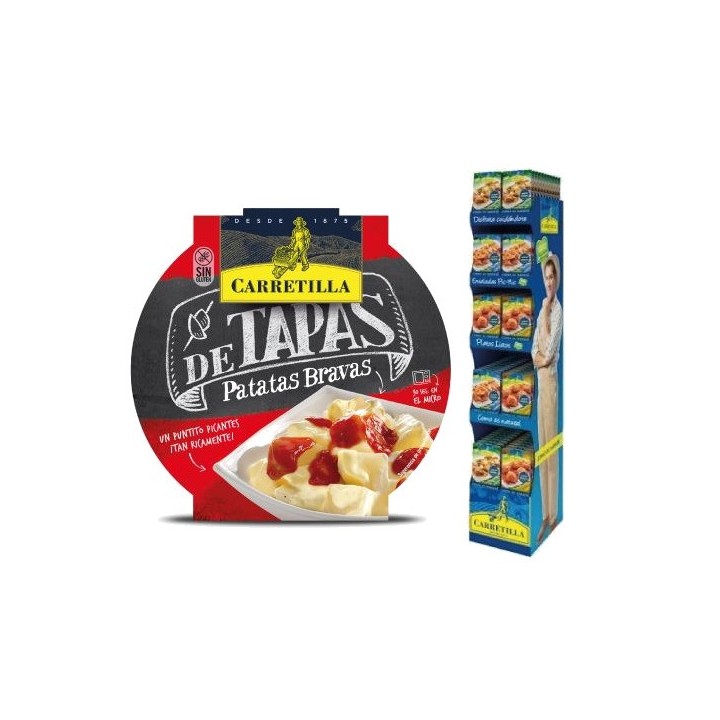 CARRETILLA Bravas potatoes plate 103701