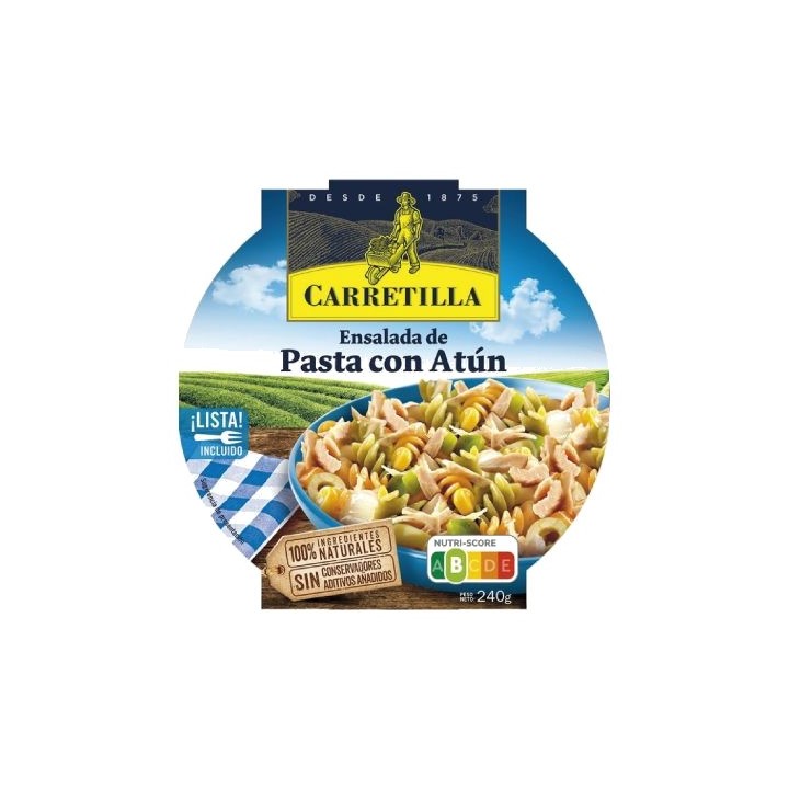 CARRETILLA Plat de salade de pâtes au thon 103703