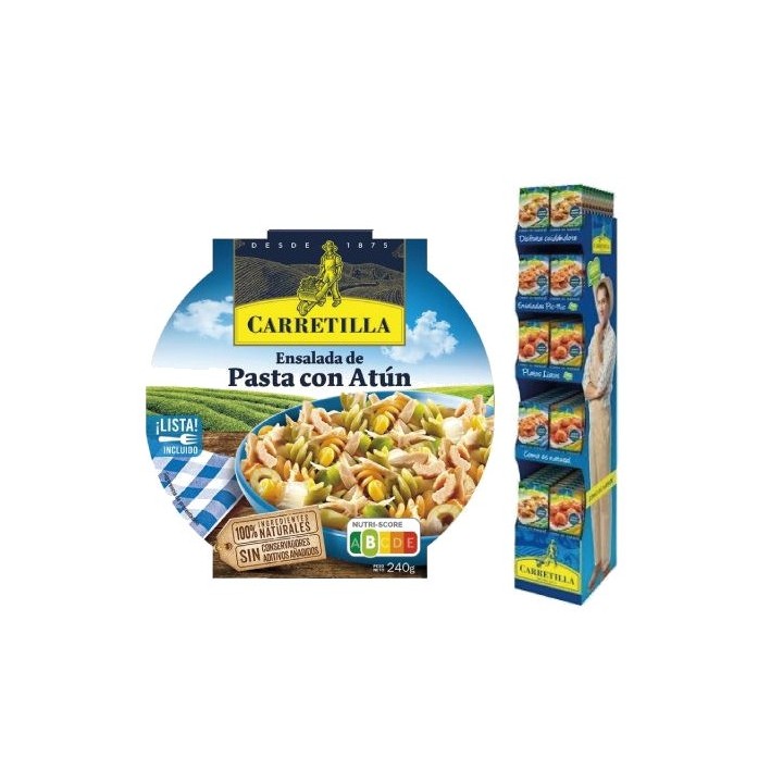 CARRETILLA Prato de salada de macarrão com atum 103703