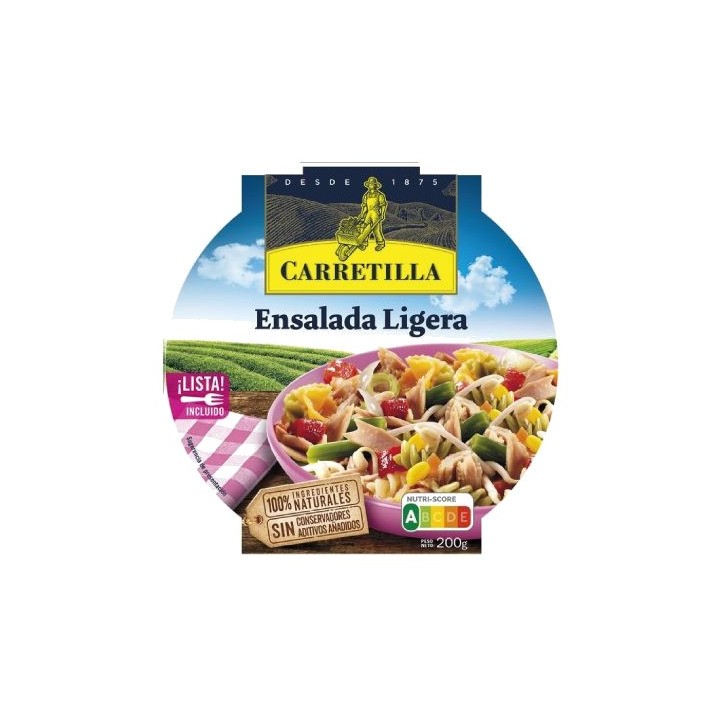 CARRETILLA Plato ensalada ligera 103707