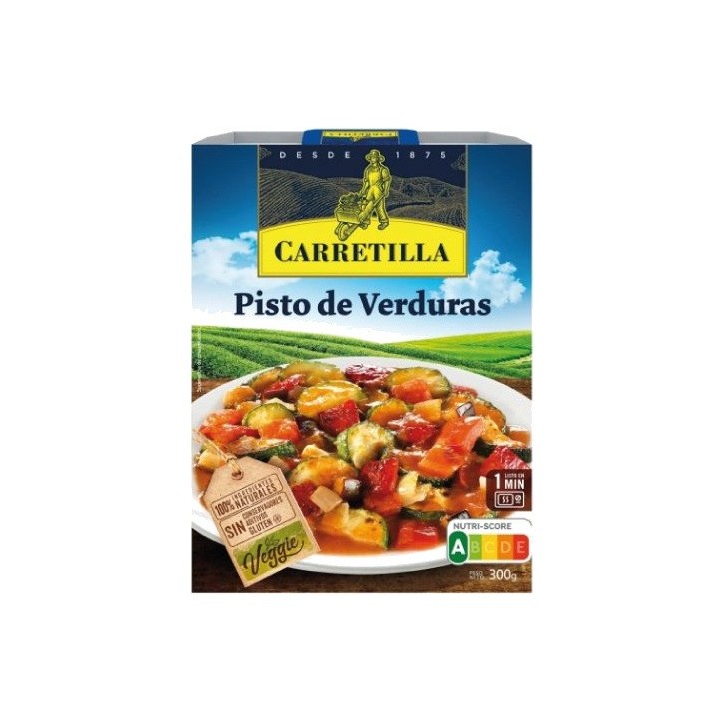 CARRETILLA Plato de pisto verduras 103715