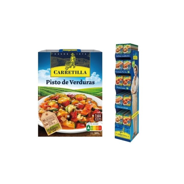 CARRETILLA Plato de pisto verduras 103715