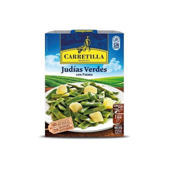 CARRETILLA Plato de judías verdes con patata 103716