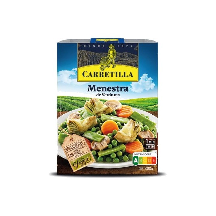 CARRETILLA Plato de menestra verduras 103717