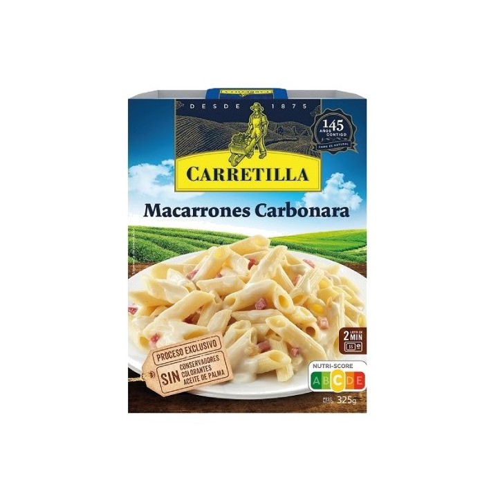CARRETILLA Plato de macarrones carbonara 103719
