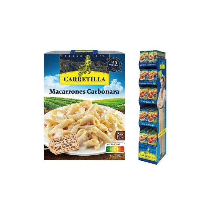 CARRETILLA Plato de macarrones carbonara 103719