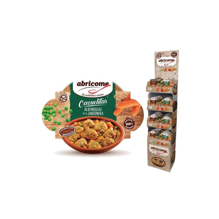 ABRICOME Cazuela de albóndigas a la jardinera 415GR 103722